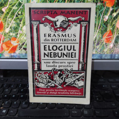 Erasmus Elogiul nebuniei; Eseu liric Africa, manuscris, Antet București 1995 183