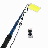 Cumpara ieftin Lampa LED extensibila 4.5m 200w 15000lm. Lumina ALBA 6000k si telecomanda