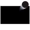 Prelata Piscina Negru 260x160 cm vidaXL PE Solara Incalzire Apa