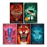 Neil Gaiman American Gods 5 Books Collection Set (American Gods, Neverwhere, Anansi Boys, Stardust, Fragile Things)