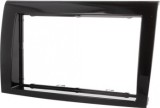 Cadru radio Fiat 2 DIN negru luciu, 4Carmedia