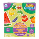 Puzzle educational cu fructe si legume, Smile Games, 36 piese