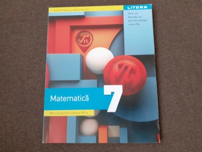 Matematica - Clasa 7 - Manual Sorin Doru Noaghi , Dorin Lint foto