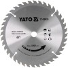 Disc fierastrau wolfram pentru lemn 190 mm x 40T YATO