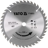 Disc fierastrau wolfram pentru lemn 190 mm x 40T YATO