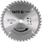 Disc fierastrau wolfram pentru lemn 190 mm x 40T YATO