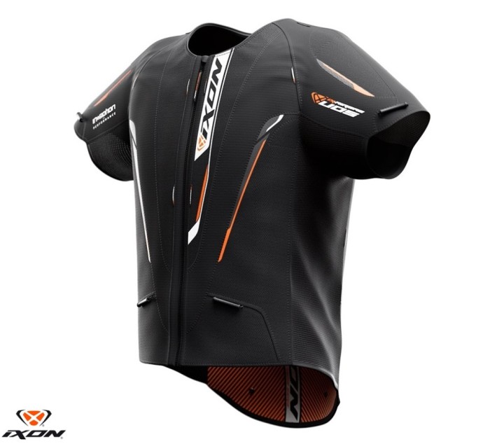Vesta Airbag Unisex Ixon model IX-Airbag U05 culoare: negru/portocaliu Negru/portocaliu L