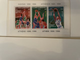 Grecia jocurile olimpice 1996 SUA Atlanta Timbre sport nestampilate MNH, Nestampilat