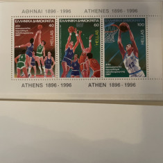 grecia jocurile olimpice 1996 SUA Atlanta Timbre sport nestampilate MNH