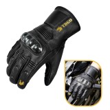 Manusi moto de barbati Techsuit, marimea M, negru, OG106