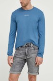 G-Star pantaloni scurți jeans bărbați, culoarea gri