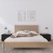 vidaXL Noptiere, 2 buc., negru, 40x34x35 cm, lemn masiv de pin 818294