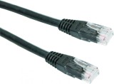 PATCH CORD UTP GEMBIRD Cat5e, cupru-aluminiu, 2 m, negru, AWG26, &quot;PP12-2M/BK&quot; (timbru verde 0.08 lei)