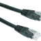 PATCH CORD UTP GEMBIRD Cat5e, cupru-aluminiu, 0.5 m, negru, AWG26, &quot;PP12-0.5M/BK&quot; (timbru verde 0.08 lei)