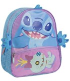 Rucsac Copii Stitch Roz 30 cm Cerda Gradinita Preșcolară Poliester 25x30x10 cm