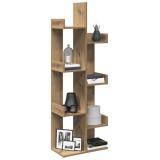 VidaXL Bibliotecă, stejar artizanal, 48x25,5x140 cm, lemn prelucrat