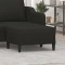 vidaXL Taburet, negru, 70x55x41 cm, material textil