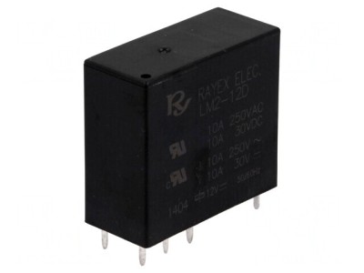 Releu Electromagnetic DPDT 12VDC 5A foto