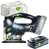 Festool PSBC 420 EB - Fierastrau pendular valiza speciala + Acumulator Li-Ion 18 V 4 Ah