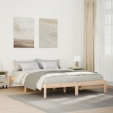 vidaXL Cadru pat foarte lung fără saltea, 140x210 cm, lemn masiv pin