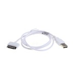 Cablu de date USB OTB compatibil cu Apple iPhone 3G/3GS/4/4S/iPod alb