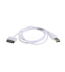 Cablu de date USB OTB compatibil cu Apple iPhone 3G/3GS/4/4S/iPod alb foto