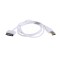 Cablu de date USB OTB compatibil cu Apple iPhone 3G/3GS/4/4S/iPod alb
