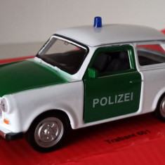 Macheta Trabant 601 Politia Germana - Welly 1/36
