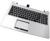 Tastatura Asus Neagra K56CA cu Palmrest argintiu, S56CA cu Palmrest argintiu