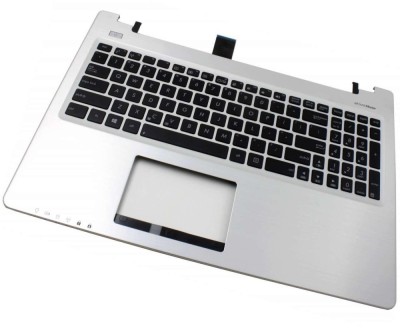 Tastatura Asus Neagra K56CA cu Palmrest argintiu, S56CA cu Palmrest argintiu foto