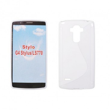HUSA SILICON S-LINE LG G4 STYLUS TRANSPARENT foto