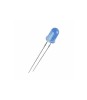 Dioda LED 5mm albastru 3.2VDC 20mA, Oem