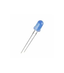 Dioda LED 5mm albastru 3.2VDC 20mA