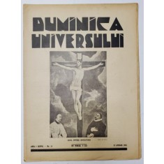 REVISTA &#039;DUMINICA UNIVERSULUI&#039;, ANUL I (XXVII) - No. 15, 12 APRILIE 1931