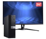 Pachet Calculator Second Hand DELL OptiPlex 5070 SFF, Intel Core i7-9700 3.00-4.70GHz, 8GB DDR4, 256GB SSD + Monitor 24&amp;quot;