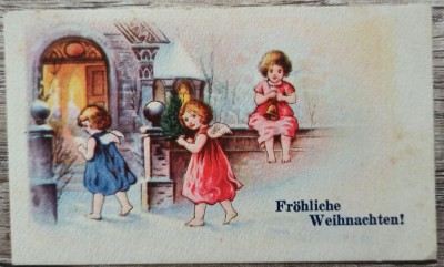 Felicitare interbelica foto