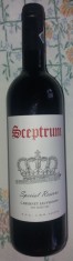 SCEPTRUM - REZERVA SPECIALA - CABERNET SAVINION - 12% - 750 ml 2016 foto