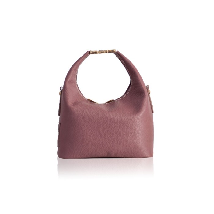 Poșetă Maggie blush din piele naturală