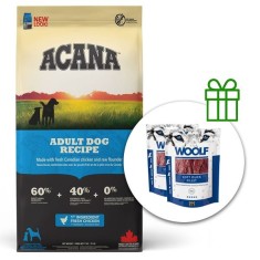 ACANA Adult Dog Recipe 17 kg + 2 x recompense GRATUIT foto