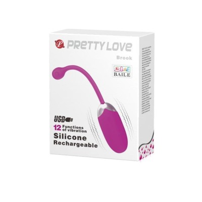 Ou vibrator cu 12 functii de vibratie PRETTY LOVE BROOK foto