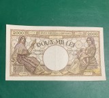 Bancnota 2000 Lei 10 Octombrie 1944 Romania, Numismatica, Stare Buna