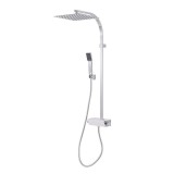 Set Dus Patrat Termostatic Crom Cook&amp;Lewis, 2 Functii, Para 300mm, Furtun 1.5m, Inaltime 112cm