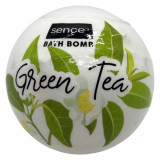 Bomba de baie efervescenta sence beauty green tea 180g, Stonemania Bijou