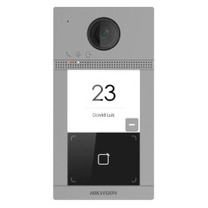 Post de exterior videointerfon IP Hikvision DS-KV8113-WME1(C); WIFI; 1 x