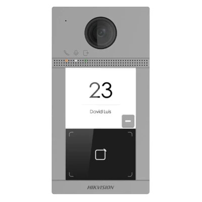 Post de exterior videointerfon IP Hikvision DS-KV8113-WME1(C); WIFI; 1 x foto