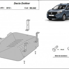 Scut metalic rezervor Dacia Dokker 2012-prezent