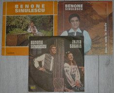 vinyl 4 albume Benone Sinulescu+Irina Loghin,Colo-n Vale ,EPE 0800 )toate 30 lei foto