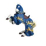 Calul regelui Richard (albastru) - Figurina Papo, Jad