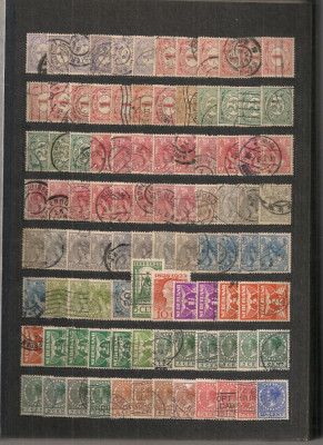 Olanda.Lot peste 2.300 buc. timbre stampilate+BONUS clasorul KL.17 foto
