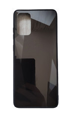 Huse telefon silicon si acril cu textura diamant Samsung Galaxy A51, Negru